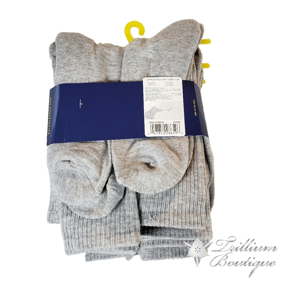 Polo Ralph Lauren Gray Classic Sport Socks NWT! - Picture 7 of 7